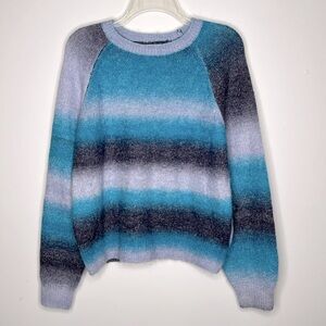 BB Dakota by Steve Madden Sweater Wool Blend Blue Gray Size M